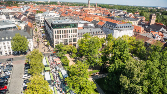 Fürther Markt, Eröffnung; Quelle Stadt Fürth ©Sascha Poelt