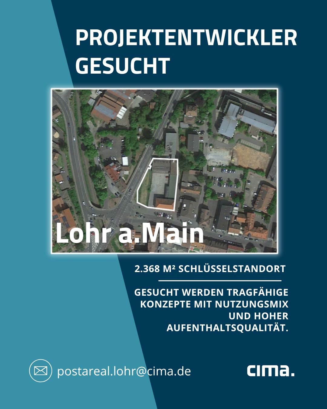 #PROJEKTENTWICKLER GESUCHT 🏰 Die Stadt #Lohr_am_Main (Landkreis Main-Spessart) veräußert gemeinsam mit der CIMA Beratung + Managem…