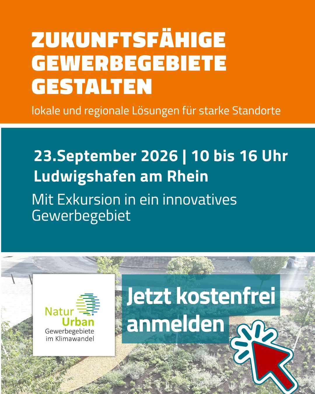 Wie können Gewerbegebiete besser mit Hitze, Starkregen und knappen Flächen umgehen? 🍃 Darüber sprechen wir am 23. September 2026 b…