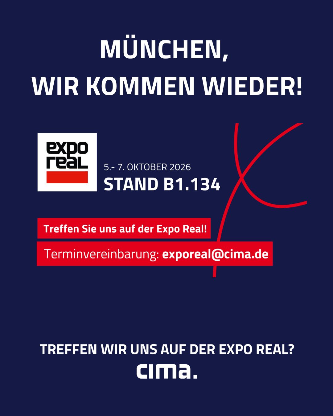München, wir kommen wieder! Auch in diesem Oktober sind wir auf der EXPO REAL (Messe München) dabei. Seit vielen Jahren bietet uns…