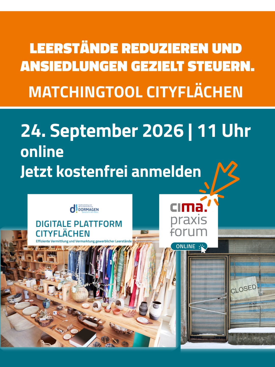 Leerstand trifft passende Nutzung 🔎 Wie digitales Matching dein Leerstandsmanagement unterstützen kann, zeigen wir dir …
