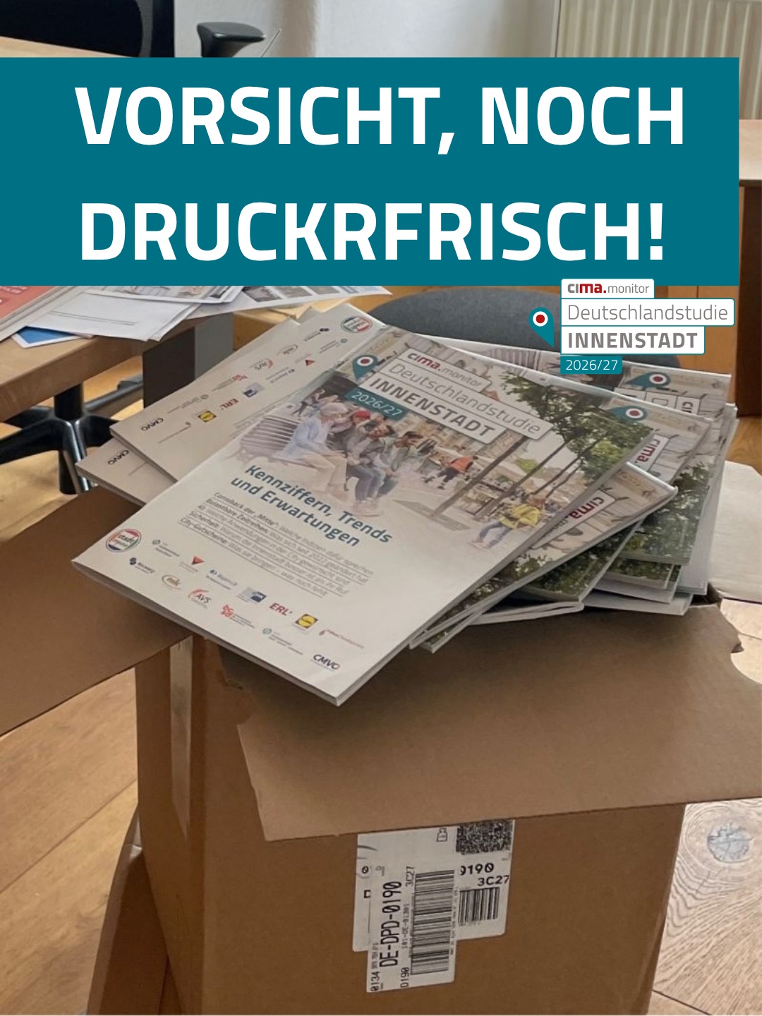 Ein bisschen Weihnachten im September 🎁📚 Wochenlang haben wir mit Hochdruck an der #Deutschlandstudie #Innenstadt 2026…
